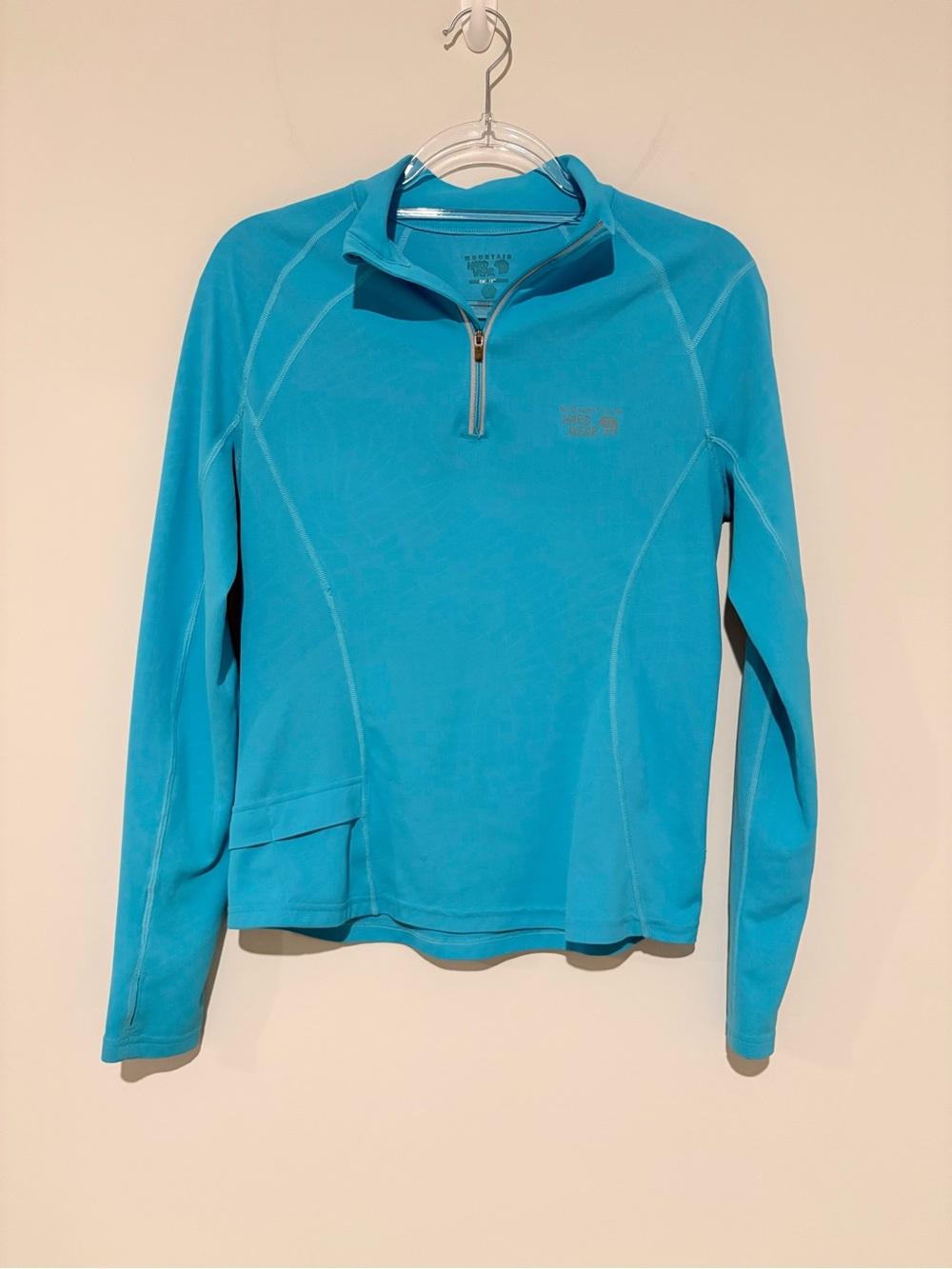 Mountain hardwear Quarter-Zip Pullover light blue women’s XS